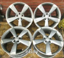 Audi A4, A5, A6, A7, Q5, Q7, Complete Genuine 20 Rotor Alloy Wheels