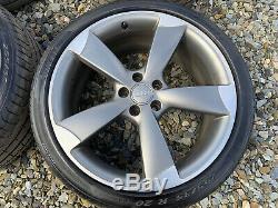 Audi A4, A5, A6, A7, Q5, Q7, Complete Genuine 20 Rotor Alloy Wheels With Tyres