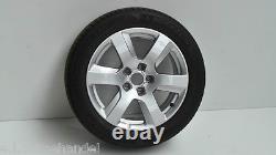 Audi A6 4G Michelin Complete Wheel Tire Alloy Rim 225/50 R17 94Y 6.68Mm Dot 0715