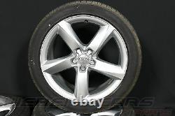 Audi A8 4H 19 Inch Alloy Rims Aluminum Complete Wheels + Summer Tyre 255 45 R19