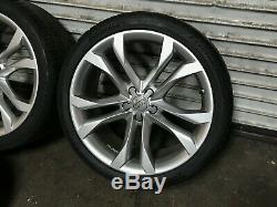 Audi Oem S8 Front Rear Set Rim Wheel And Tire 20 20 Inch 2007 2008 2009 2010