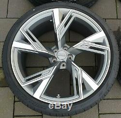 Audi RS6 RS7 4K C8 22 Inch Rims Complete Wheels Summer Tyre Original