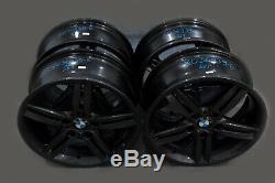 BMW 1 Series E81 E87 Grey Complete Set 4x Wheel Alloy Rim 18 M double Spoke 208
