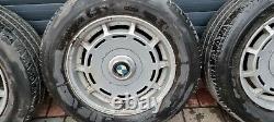 BMW E28 M535i Original Alloy Wheels Complete With Centre Caps Rare