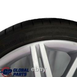 BMW E60 E61 Silver Set Complete 4x Wheel Rim with Tyres 19 M Double Spoke 172
