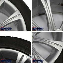 BMW E60 M5 Silver Set Complete 4x Wheel Rim with Tyres 19 M Radial Spoke 166