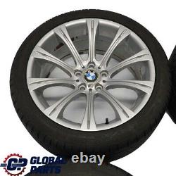 BMW E60 M5 Silver Set Complete 4x Wheel Rim with Tyres 19 M Radial Spoke 166