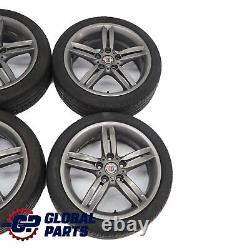 BMW E81 E87 Grey Complete Set 4x Wheel Alloy Rim Tyre 18 M Double Spoke 208