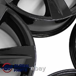 BMW E90 E91 Complete Set 4x Alloy Wheel Rim Black 18 Star Spoke 189