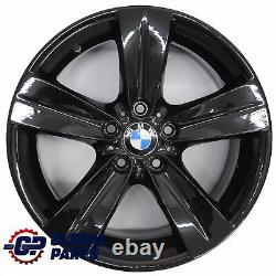 BMW E90 E91 Complete Set 4x Alloy Wheel Rim Black 18 Star Spoke 189