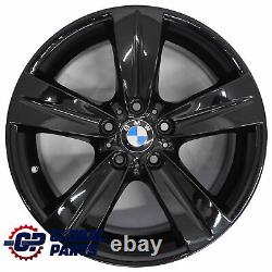 BMW E90 E91 Complete Set 4x Alloy Wheel Rim Black 18 Star Spoke 189