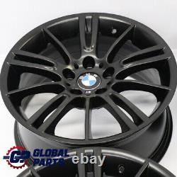 BMW E90 E91 E92 E93 Complete Set 4x Black Wheel Rim 18 M Spider Spoke 193