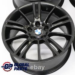 BMW E90 E91 E92 E93 Complete Set 4x Black Wheel Rim 18 M Spider Spoke 193