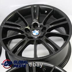 BMW E90 E91 E92 E93 Complete Set 4x Black Wheel Rim 18 M Spider Spoke 193