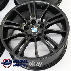 BMW E90 E91 E92 E93 Complete Set 4x Black Wheel Rim 18 M Spider Spoke 193