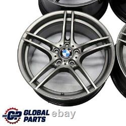 BMW E90 E91 E92 E93 Grey Complete Set 4x Alloy Wheel 19 M Double Spoke 313