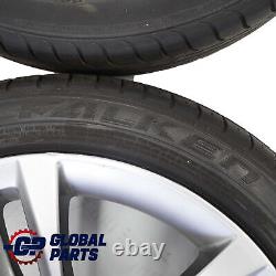 BMW F30 F31 F32 Complete Set 4x Wheels Rim 18 Tyres Double Spoke 397 Ferricgrey