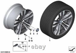 BMW Genuine Light Alloy Wheel Rim Bright Turned 11J 20 ET 37 36117846789