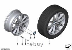 BMW Genuine Light Alloy Wheel Rim Reflex Silver 7.5J 17 ET 32 36116787575