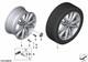 Bmw Genuine Light Alloy Wheel Rim Reflex Silver 8.5j 18 Et 46 36116853952