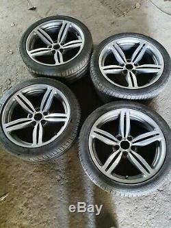 BMW M5 M6 19 inch alloy wheels rims Tyres Genuine Complete Set E60 E61 E63 E64
