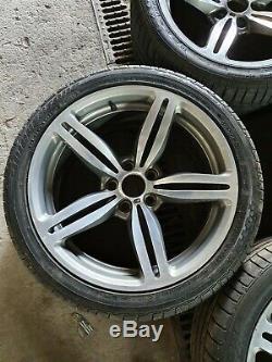 BMW M5 M6 E60 E61 19 inch alloy wheels rims Tyres Genuine Complete Set