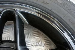 BMW Mini R50 R56 Complete 4x Black Wheel Alloy Rim with Tyres 16 S-Winder 102