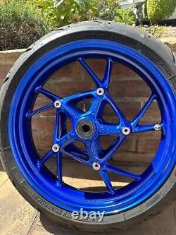 BMW R1200/1250 R / RS K54 FRONT WHEEL Complete with Discs, ABS ring ROAD 6 tyre