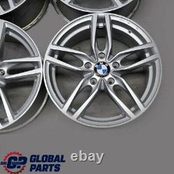 BMW Silver Complete Set 4x Wheel Alloy Rim 17 7,5J VIA