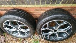 BMW X1 2016 OEM wheels 6856070 18 alloy rims and tyres used complete set of 4