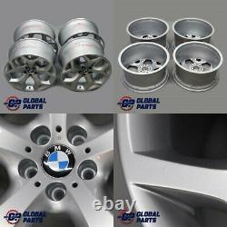 BMW X5 E70 Silver Complete Set 4x Alloy Wheel Rim 20 10J 11J ET40 Y-Spoke 214