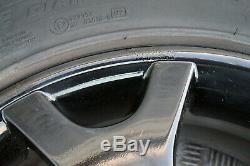 BMW X5 Series E53 Complete Set 4x Black Wheel Rim with Tyres 19 V spoke 63