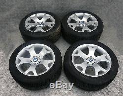 BMW X5 Series E53 Complete Set 4x Wheel Rim with Tyres 19 V spoke 63