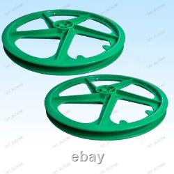 BMX Bicyle 20PVC Sport Rim Green Complete Wheelset Hub Set FREE SHIPPING