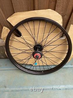 BMX Front Wheel Cinema ZX Laced To a 444 Rim Complete Brand new Unused