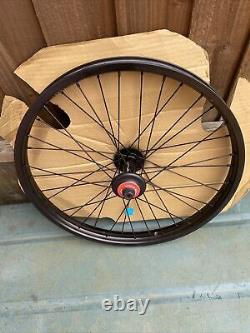 BMX Front Wheel Cinema ZX Laced To a 444 Rim Complete Brand new Unused