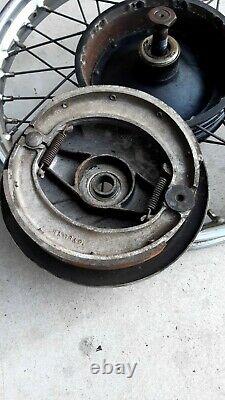 BSA A10 / A7/ A 65/ A 50 front wheel complete with drum brake