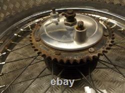 BSA C15 C 250cc 1960s Complete Rear Back Wheel 18 With Speedo & Spindle