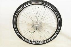 Bafang Motor 24volt Front wheel e-bike 700c 28 complete with tyre & tube black