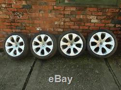 Bmw E64 / E63 6 Series Ellipsoid Alloy Wheels Complete Set 19 With Tyres Curbed