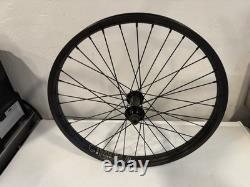 Cinema ZX Front Black BMX Bike Complete Wheel 444 Rim Kink Fit Subrosa Haro Rant