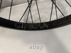 Cinema ZX Front Black BMX Bike Complete Wheel 444 Rim Kink Fit Subrosa Haro Rant