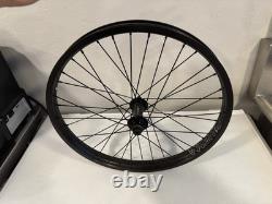 Cinema ZX Front Black BMX Bike Complete Wheel 444 Rim Kink Fit Subrosa Haro Rant
