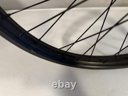 Cinema ZX Front Black BMX Bike Complete Wheel 444 Rim Kink Fit Subrosa Haro Rant