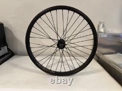 Cinema ZX Front Black BMX Bike Complete Wheel 444 Rim Kink Fit Subrosa Haro Rant