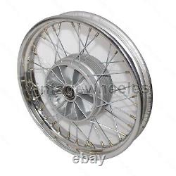 Complete 16 Wheel Rim Chrome Plated With Spok 36 Holes Fit For Jawa 250 350 Cw