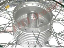 Complete 16 Wm2 Jawa 250 350 Cw 36 Holes Wheel Rim Chrome Plated With Spoke