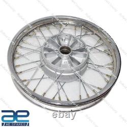 Complete 16 Wm2 Jawa 250 350 Cw 36 Holes Wheel Rim Chrome Plated With Spoke @Vi