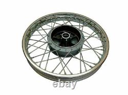 Complete 19 Front Wheel Rim 40 Holes With Drum Plate For Royal Enfield