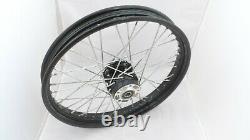 Complete Black 23x 3.00 Front 40 Spoke Wheel For Harley Touring Models 00/07